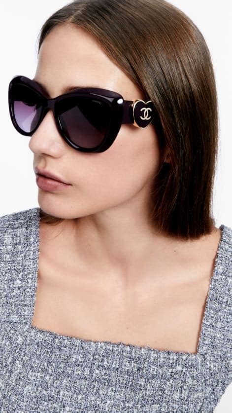 original chanel sunglasses|Chanel sunglasses with clear sides.